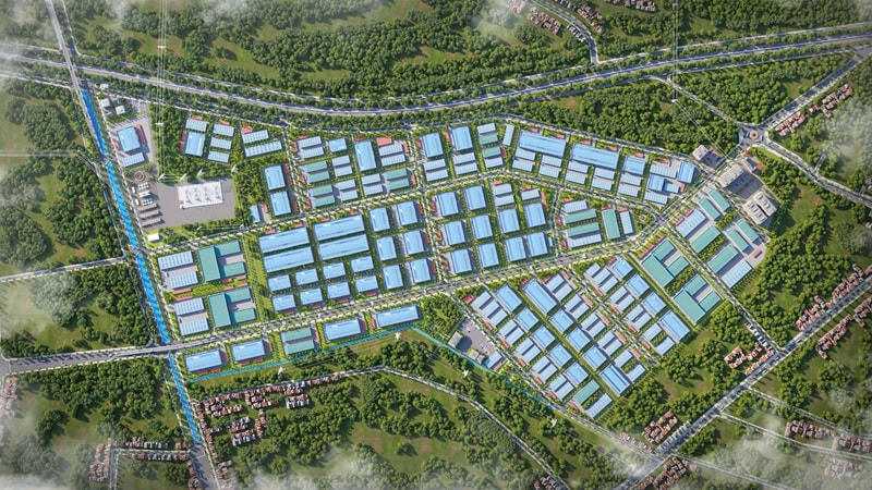 Phối cảnh KCN Hoàng Diệu. Ảnh: GP.&nbsp;