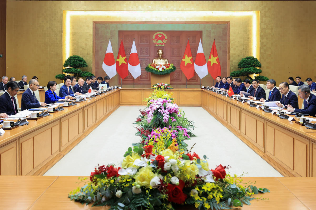 Quang cảnh hội đàm. Ảnh: VGP/Nhật Bắc