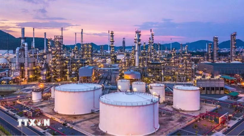 Cơ sở khai thác dầu của Công ty dầu khí quốc gia Aramco của Saudi Arabia. (Nguồn: globalenergyprize.org/TTXVN).
