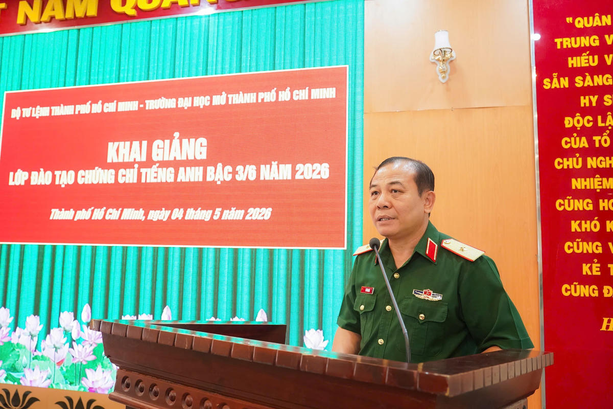Thiếu tướng Vũ Văn Điền phát biểu chỉ đạo. Ảnh: Nguyên Phú.