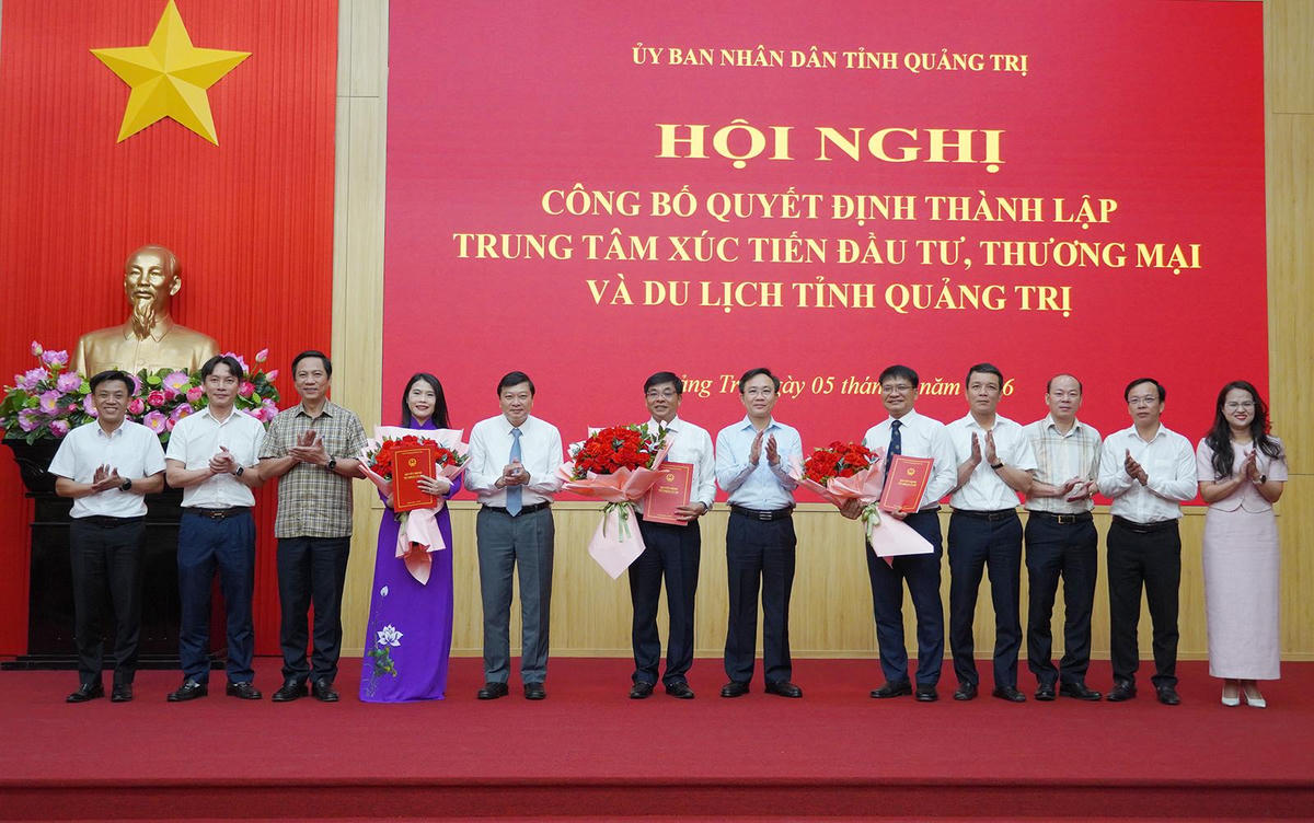 Quảng Trị thành lập Trung tâm Xúc tiến Đầu tư, Thương mại và Du lịch