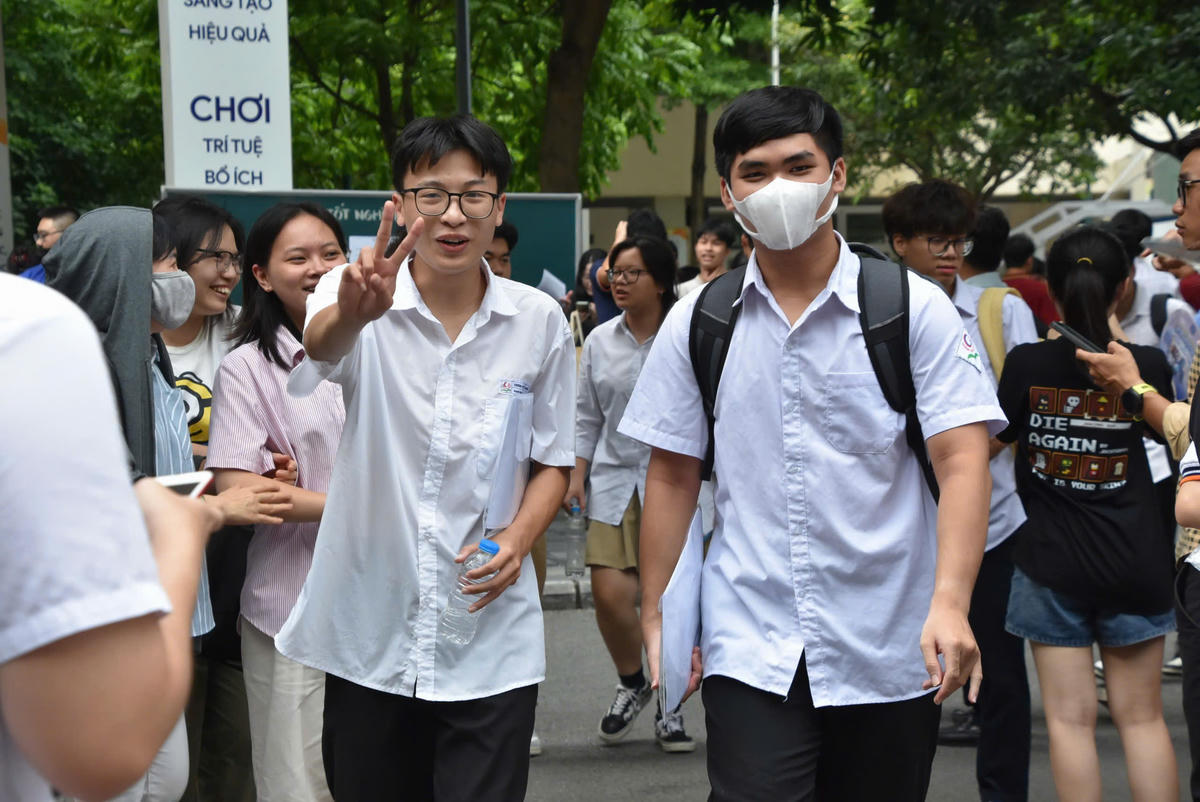 Thí sinh dự thi tốt nghiệp THPT năm 2025. Ảnh: Hoàng Chiến