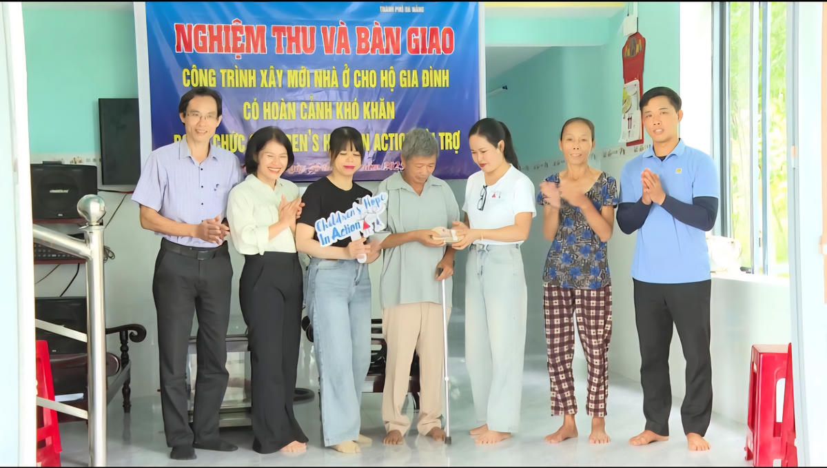 Niềm vui trong ngôi nhà mới.