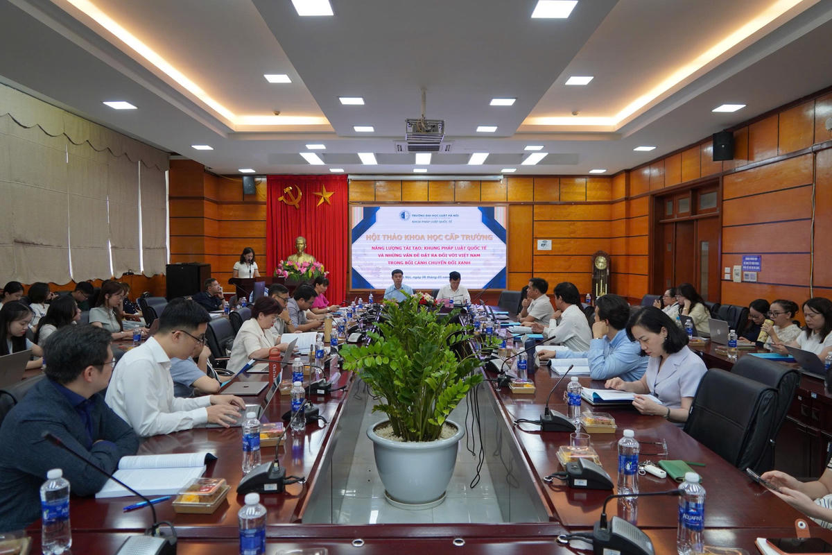 Chú trọng khung pháp luật quốc tế trong bối cảnh chuyển đổi xanh