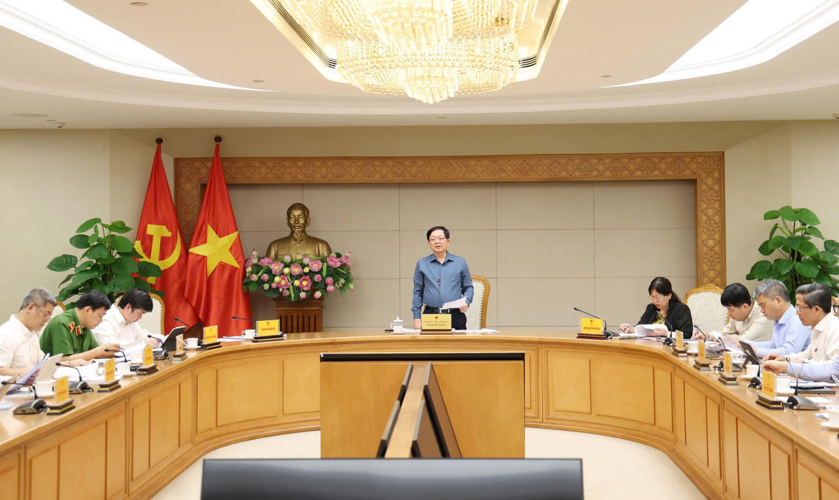 Quang cảnh cuộc họp.&nbsp;Ảnh: VGP/Gia Huy