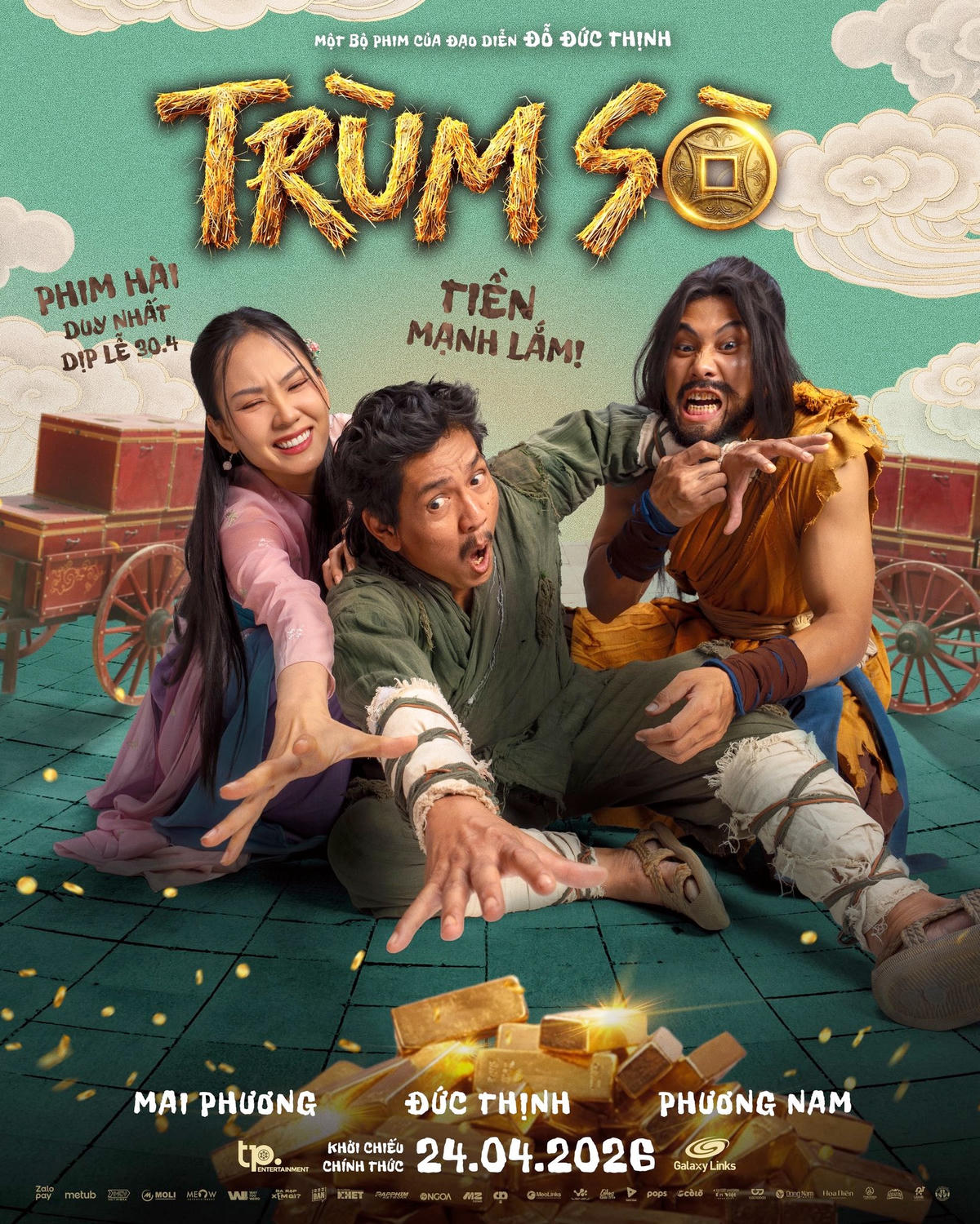 "Trùm Sò" là phim hài duy nhất ra rạp trong dịp nghỉ lễ vừa qua.