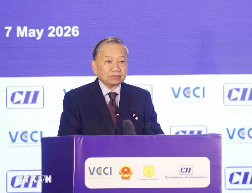 Tổng Bí thư, Chủ tịch nước Tô Lâm phát biểu khai mạc Diễn đàn. (Ảnh: Thống Nhất/TTXVN).