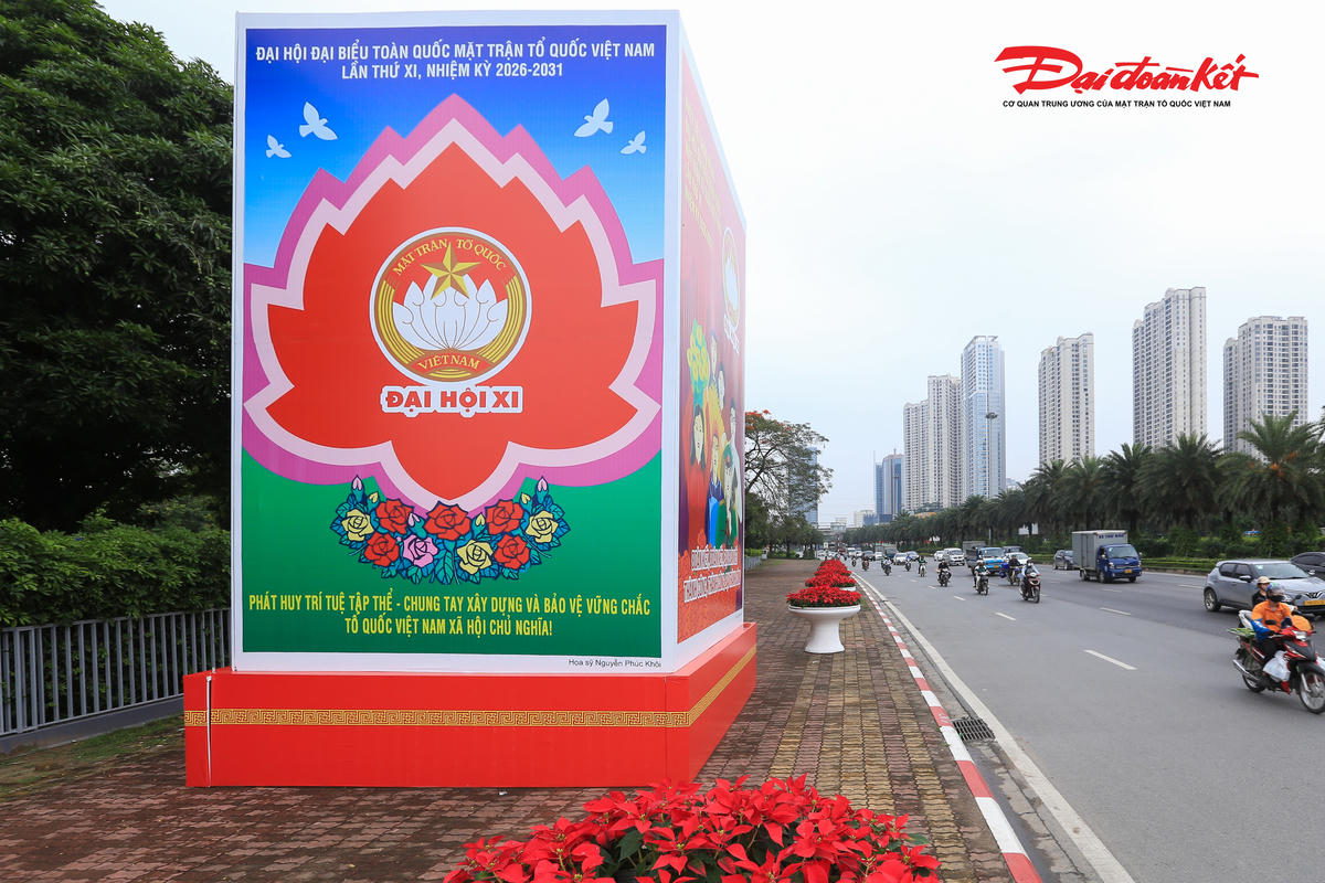 Đại hội đại biểu toàn quốc Mặt trận Tổ quốc Việt Nam lần thứ XI,&nbsp;nhiệm kỳ 2026-2031 là dấu mốc để tiếp tục khẳng định và nâng cao vai trò nòng cốt chính trị của Mặt trận trong kỷ nguyên phát triển mới của đất nước. Ảnh Quang Vinh.