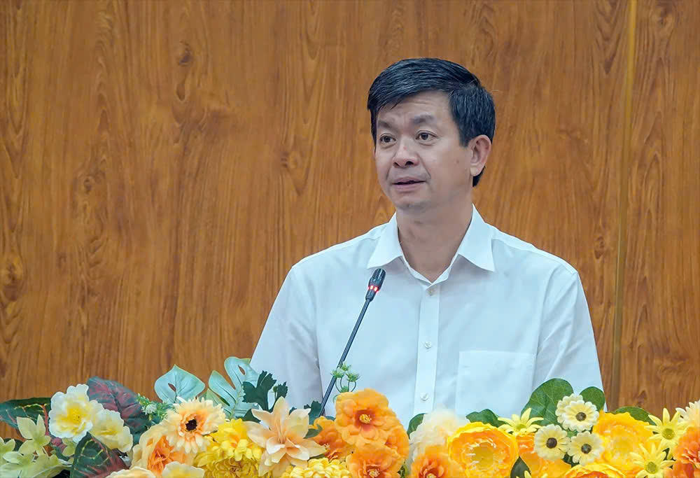 Bí thư Thành ủy Cần Thơ Lê Quang Tùng phát biểu tại buổi họp mặt. Ảnh Hồng Thắm.&nbsp;