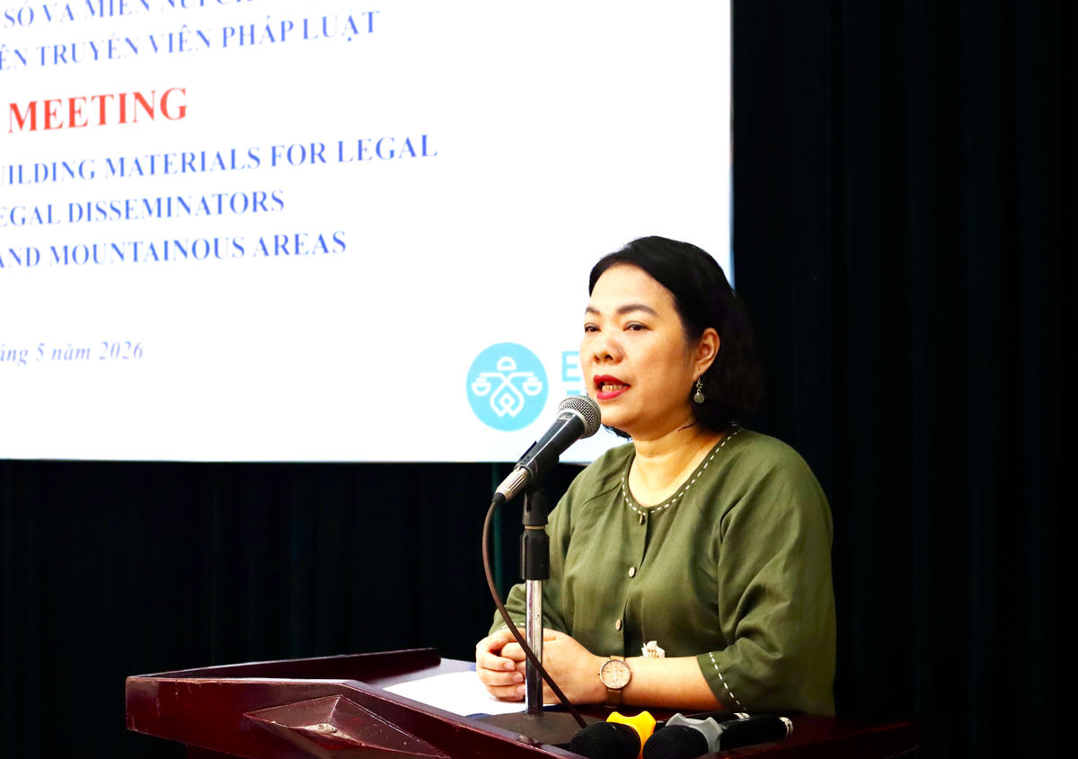 Bà Nguyễn Thị Thanh Hải, Cố vấn trưởng Dự án EU JULE II.