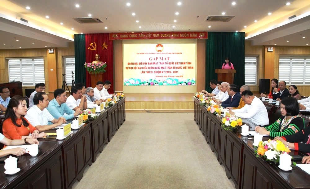 Quang cảnh buổi gặp mặt. Ảnh: Nguyễn Chung.