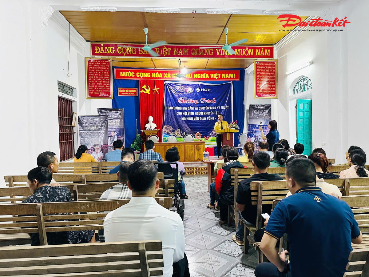 Trao sinh kế cho người khuyết tật: Từ con giống nhỏ đến hy vọng lớn