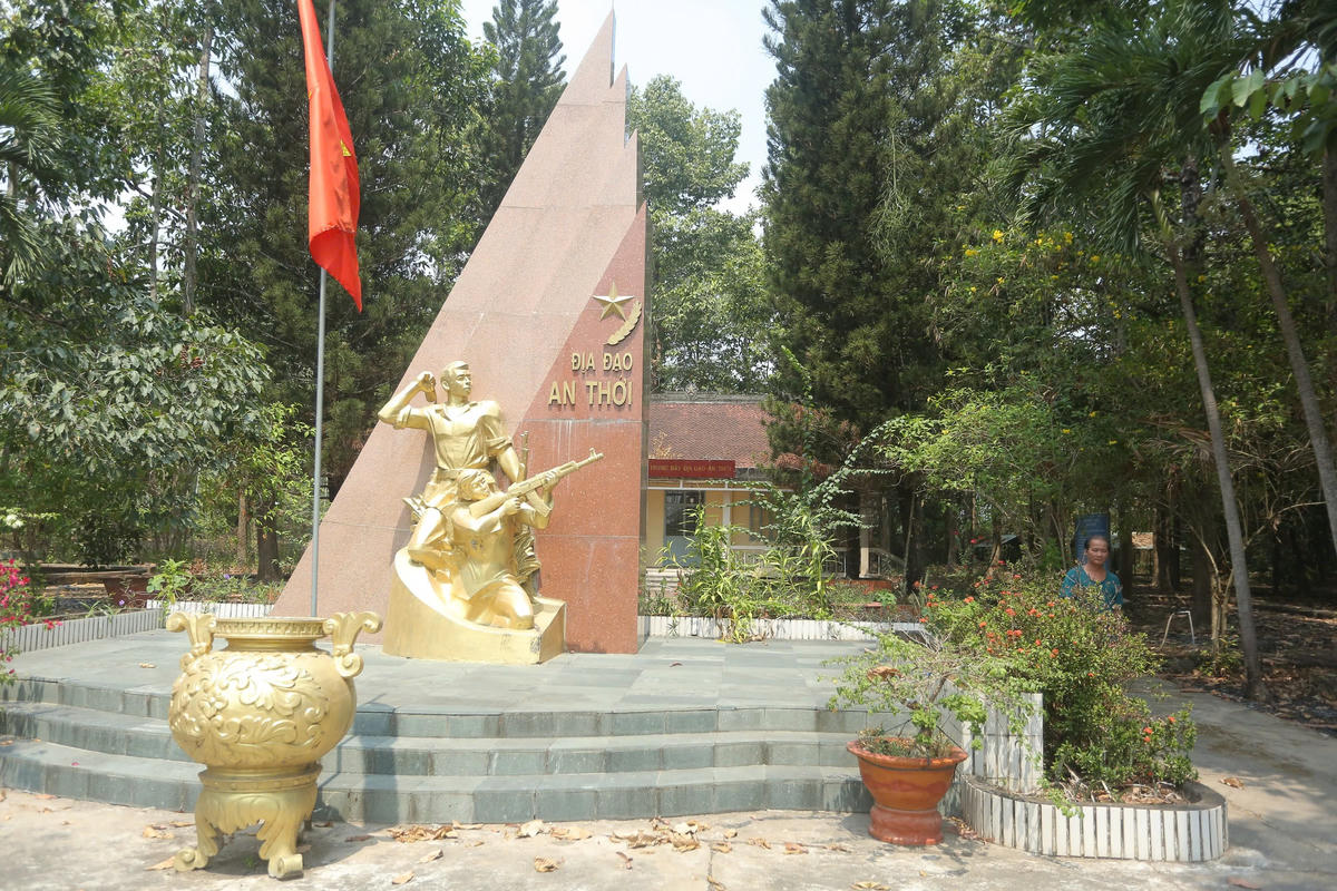 Một góc địa đạo An Thới, biểu tượng một thời kháng chiến của quân và dân Tây Ninh. Ảnh: Đ.Xá.
