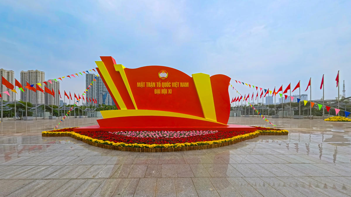 Ấn tượng không gian trưng bày tại Đại hội đại biểu toàn quốc MTTQ Việt Nam lần thứ XI