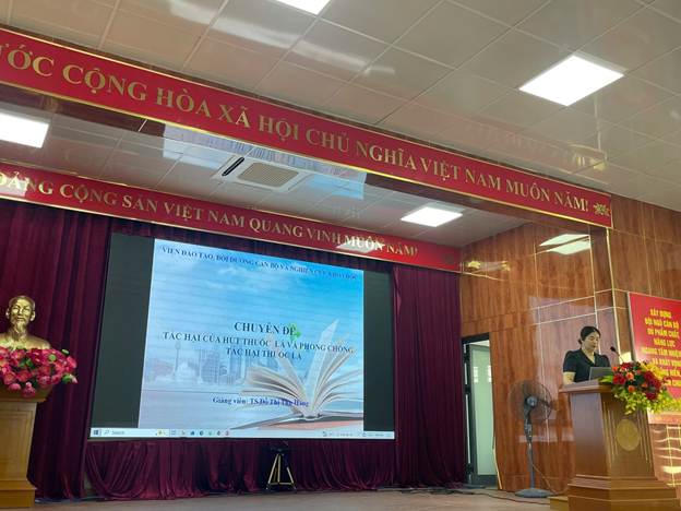 Hội nghị tập huấn chuyên đề “Trang bị kiến thức phòng, chống tác hại của thuốc lá” năm 2026.