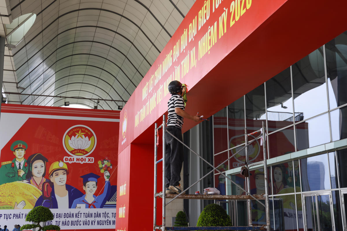Ấn tượng không gian trưng bày tại Đại hội đại biểu toàn quốc MTTQ Việt Nam lần thứ XI