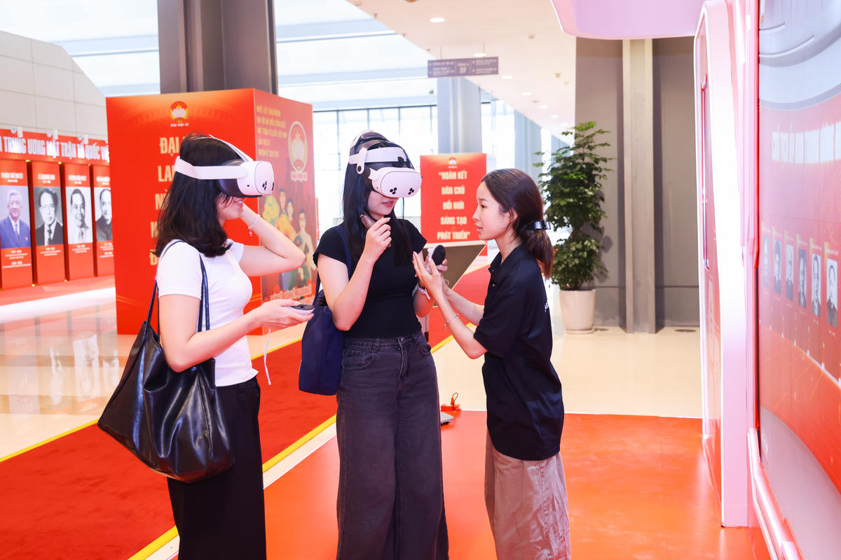 Ấn tượng không gian trưng bày tại Đại hội đại biểu toàn quốc MTTQ Việt Nam lần thứ XI