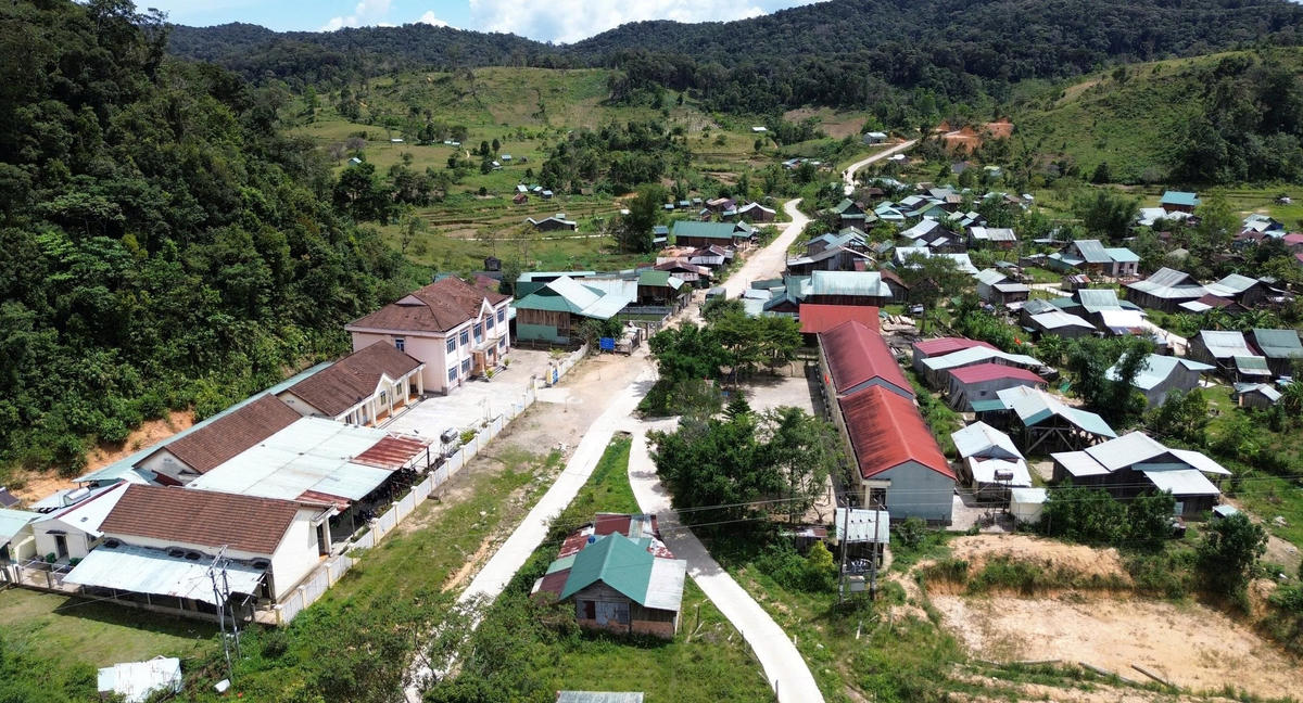 Khu vực&nbsp;xã Măng Bút nơi thường xảy ra động đất. Ảnh: CD.