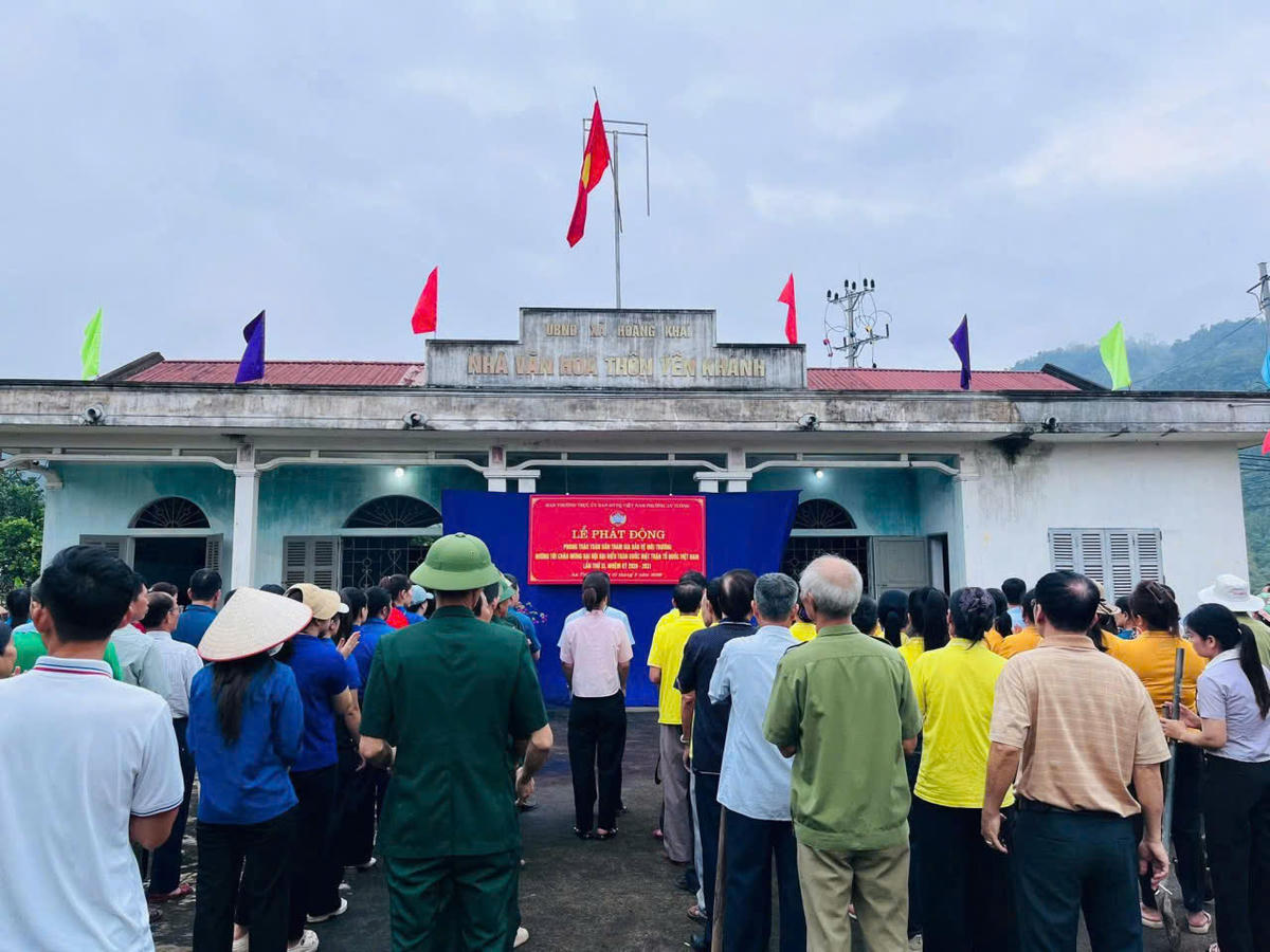 MTTQ Việt Nam phường An Tường tổ chức lễ phát động "toàn dân tham gia bảo vệ môi trường" hướng tới chào mừng Đại hội Đại biểu toàn quốc MTTQ Việt Nam lần thứ XI.