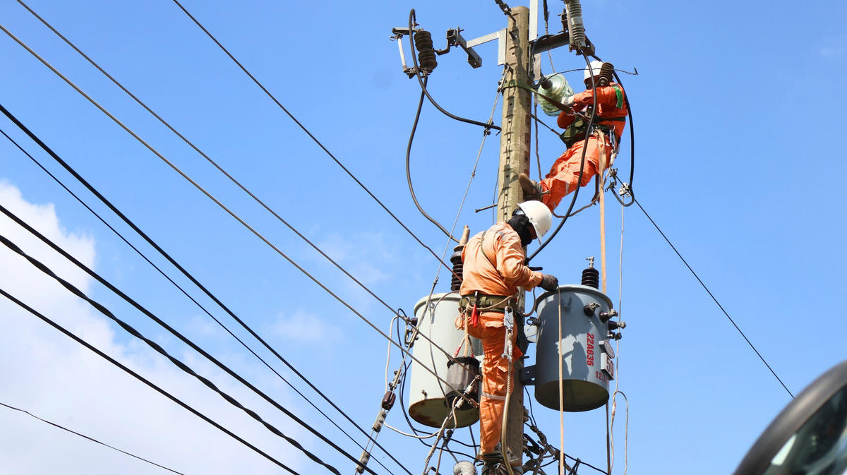 EVNSPC đã đảm bảo tốt công tác điều hành cung cấp điện (ảnh: Hoàng Danh).