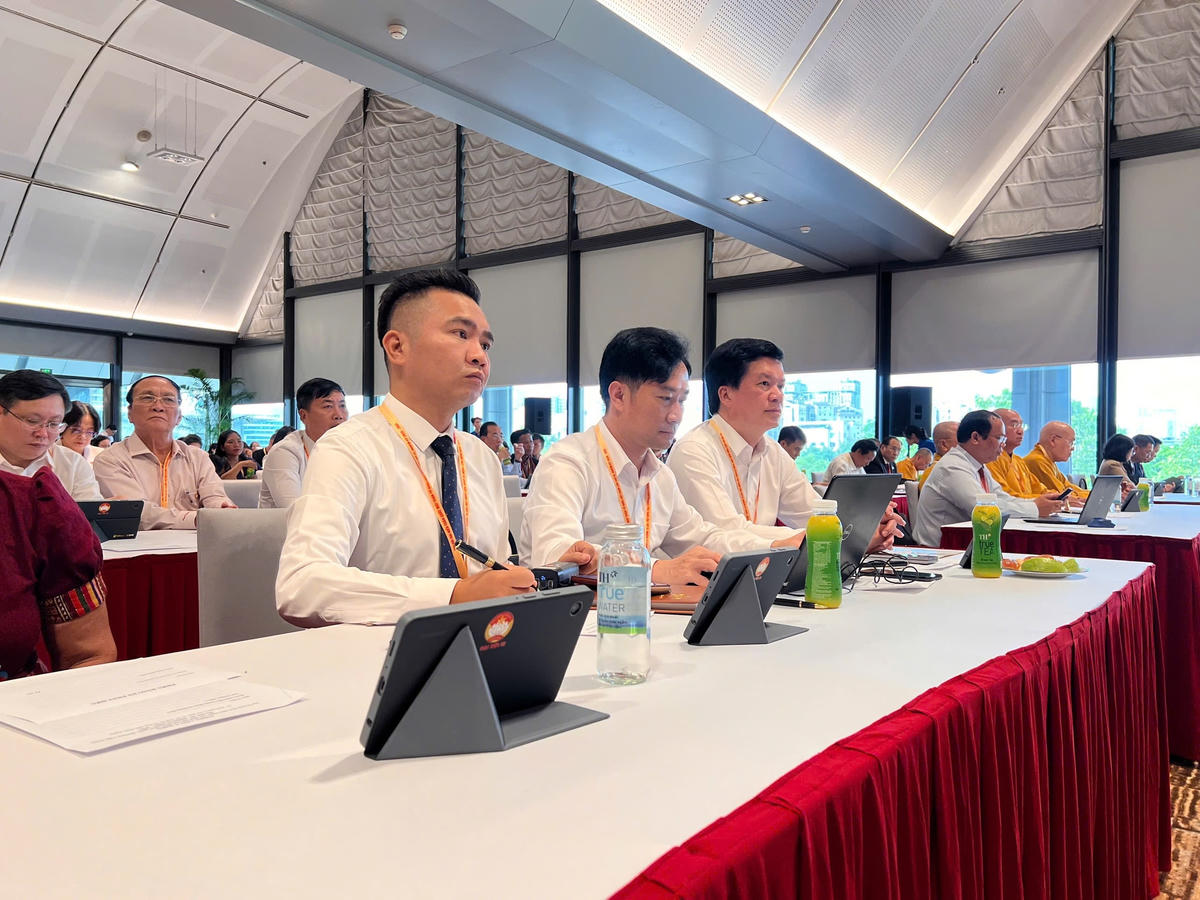 Đoàn đại biểu tỉnh Nghệ An tại Đại hội đại biểu toàn quốc MTTQ Việt Nam lần thứ XI, nhiệm kỳ 2026 - 2031. Ảnh: TĐ