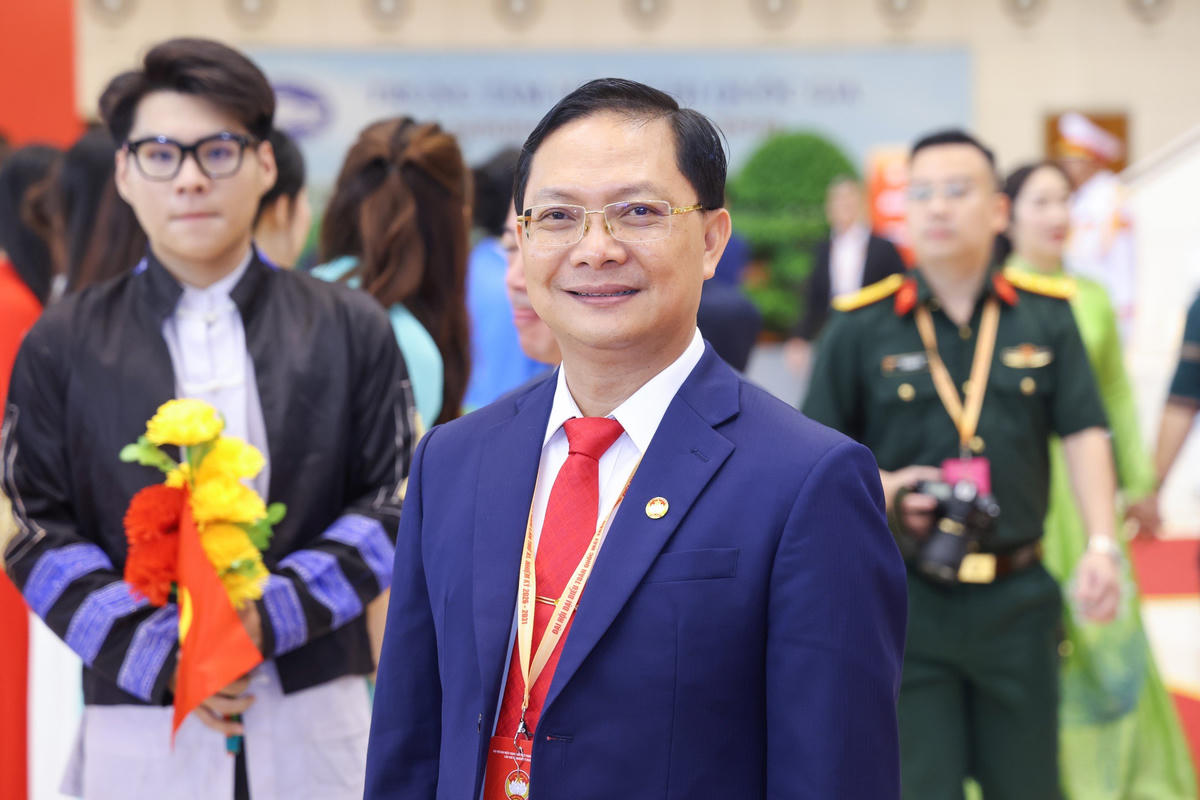 Ông Hà Anh Dũng, Ủy viên Thường vụ Thành ủy, Phó Chủ tịch Thường trực Ủy ban MTTQ Việt Nam thành phố Đồng Nai tại Đại hội đại biểu toàn quốc MTTQ Việt Nam lần thứ XI, nhiệm kỳ 2026-2031. Ảnh: Quang Vinh