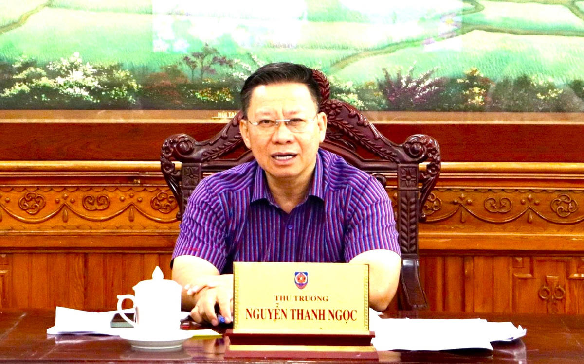 Thứ trưởng Bộ Tư pháp Nguyễn Thanh Ngọc.