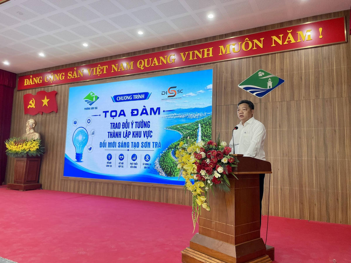 Ông Đinh Vui, Chủ tịch UBND phường Sơn Trà. Ảnh: Nguyễn Tú.