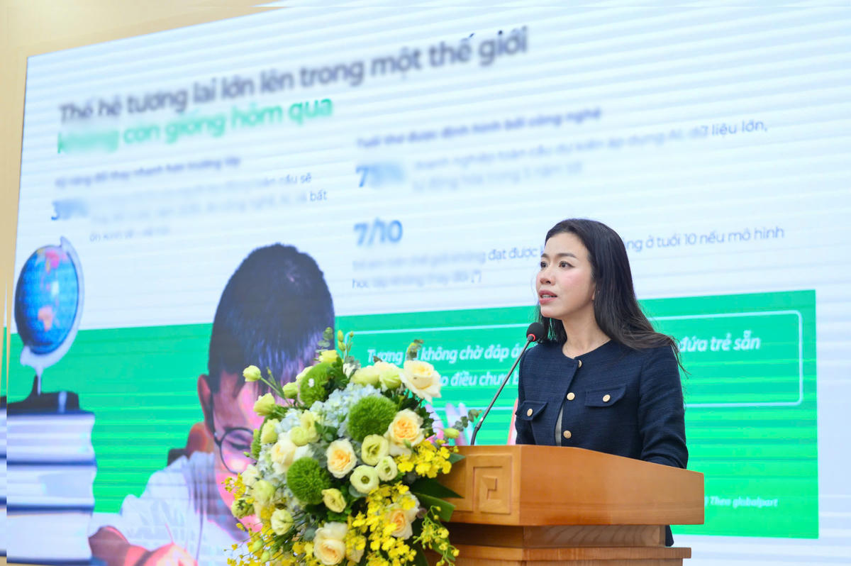 Bà Lê Bùi Thị Mai Uyên, Phó Tổng Giám đốc Nestlé Việt Nam phụ trách ngành hàng Milo và sữa