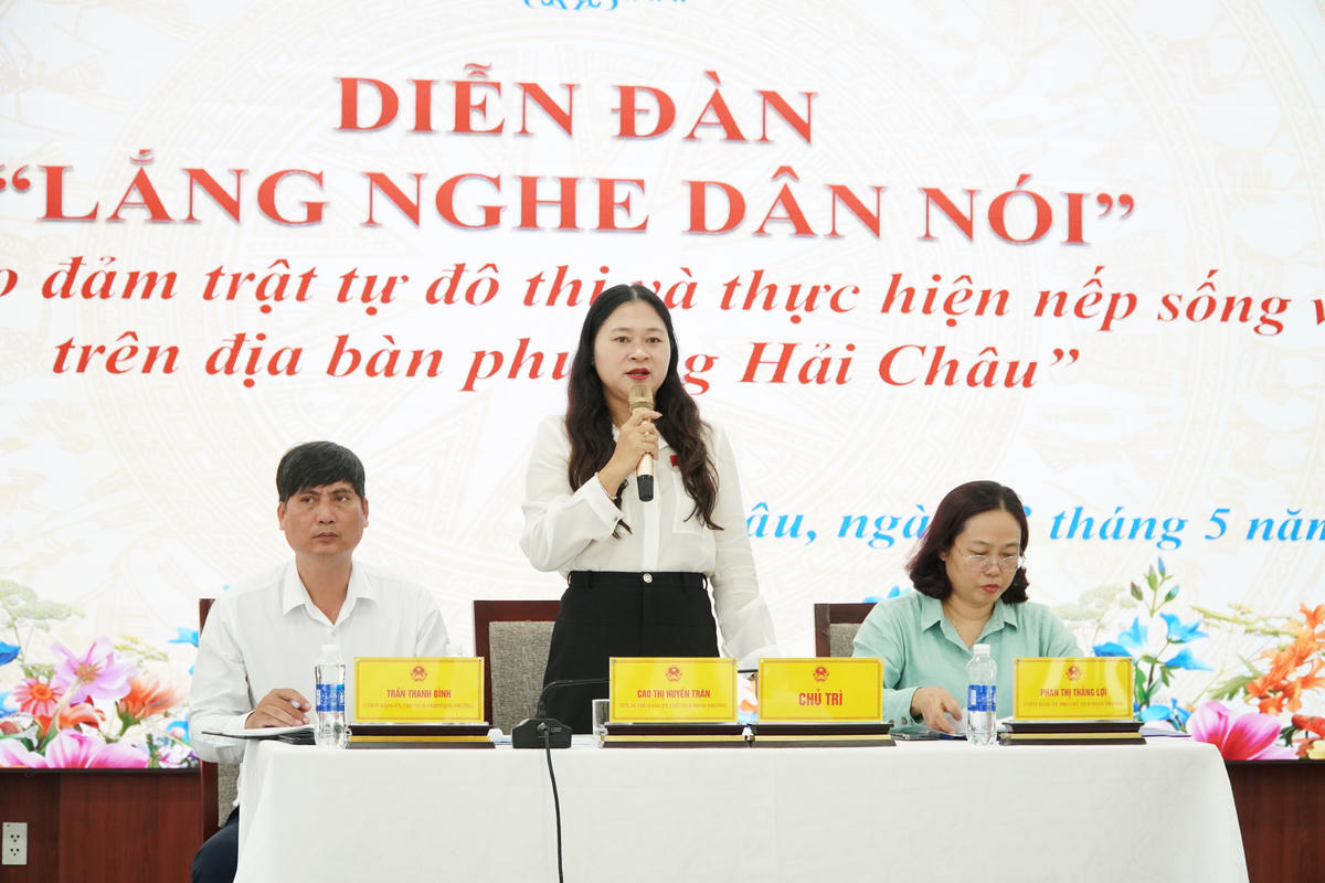 Đà Nẵng: Cử tri đồng tình việc đảm bảo trật tự đô thị gắn liền ổn định sinh kế
