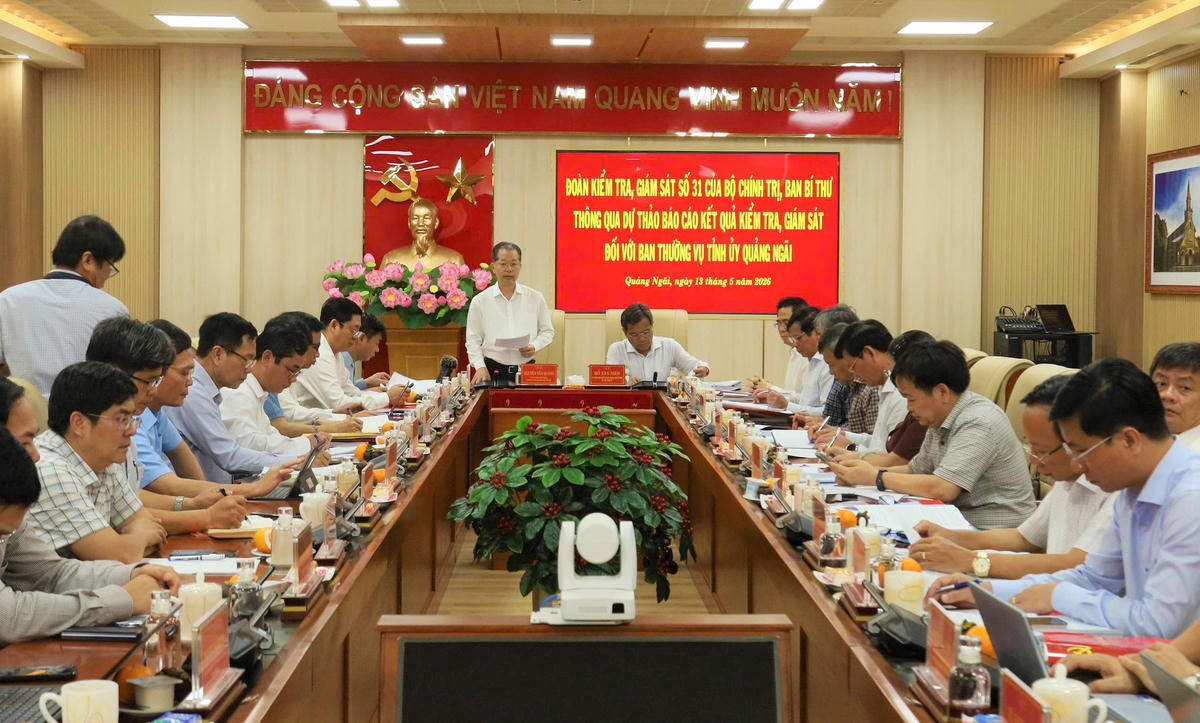 Quang cảnh buổi làm việc. Ảnh: CĐ.