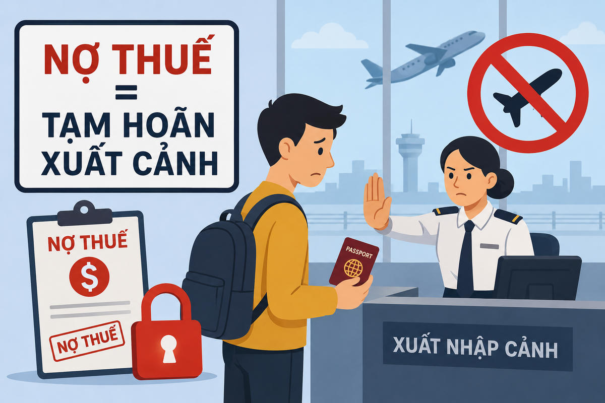 Tạm hoãn xuất cảnh do nợ thuế: Ngưỡng 1 triệu đồng cao hay thấp?