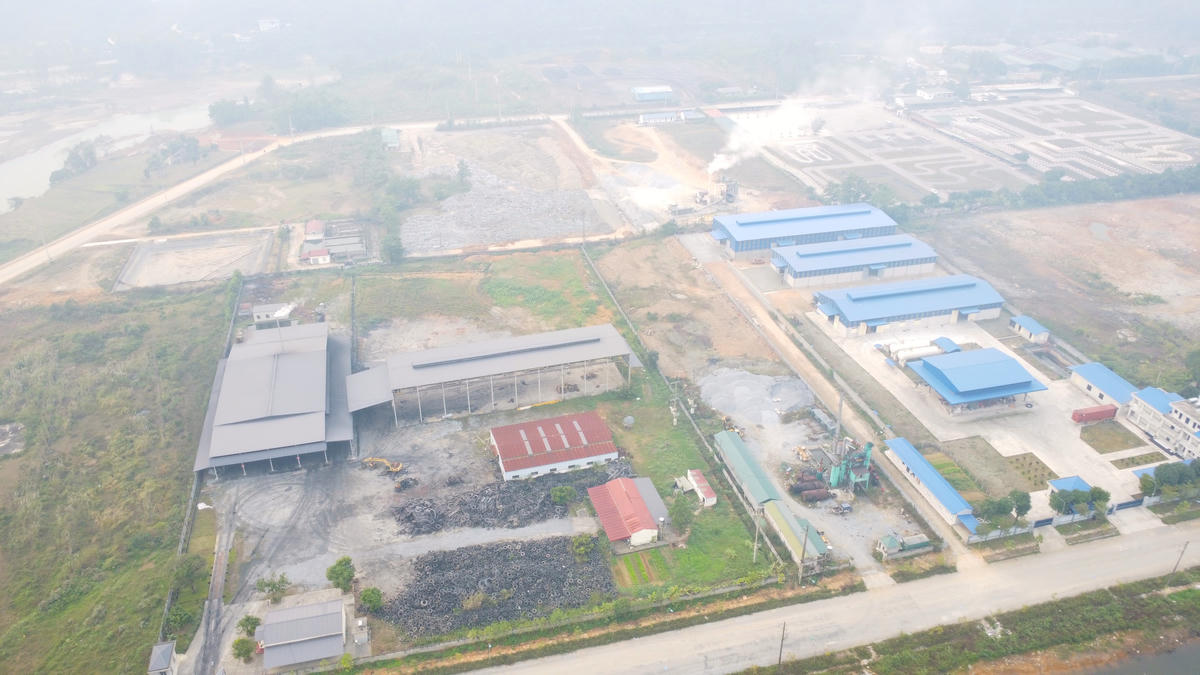 Một góc Khu công nghiệp Bình Vàng, xã Vị Xuyên, tỉnh Tuyên Quang.