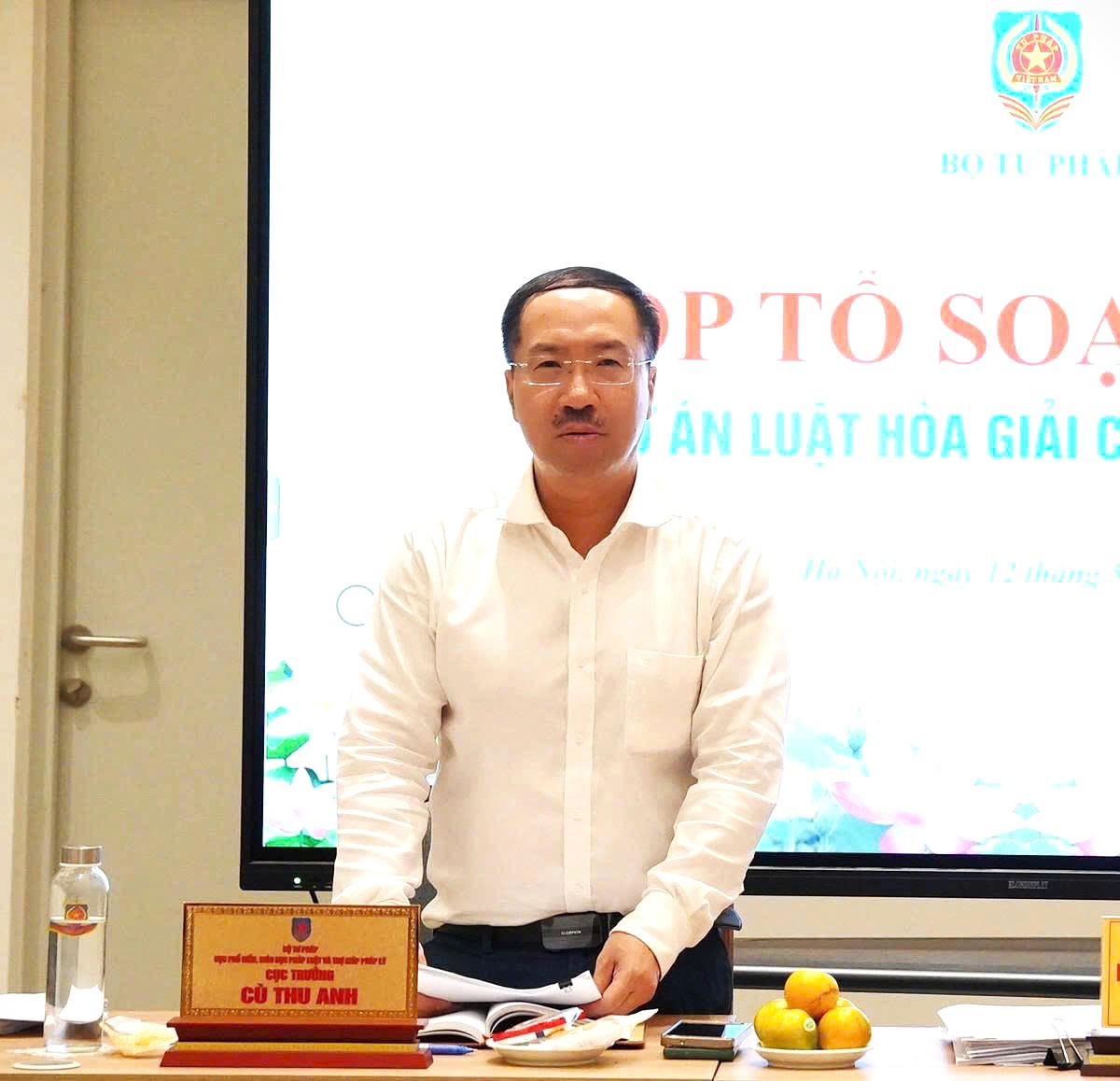 Cục trưởng Cục Phổ biến, giáo dục pháp luật và Trợ giúp pháp lý Cù Thu Anh.