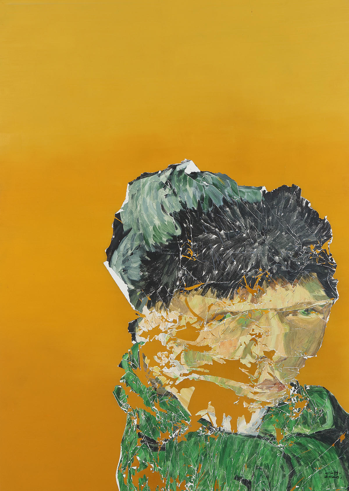 Tranh chân dung danh họa Vincent van Gogh của họa sĩ Vichit Nongnual.