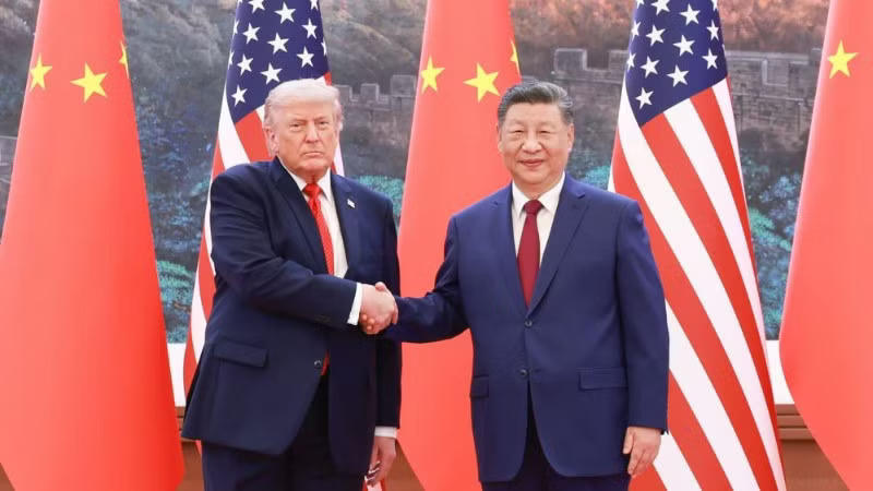 Chủ tịch Trung Quốc Tập Cận Bình hội đàm với Tổng thống Mỹ Donald Trump