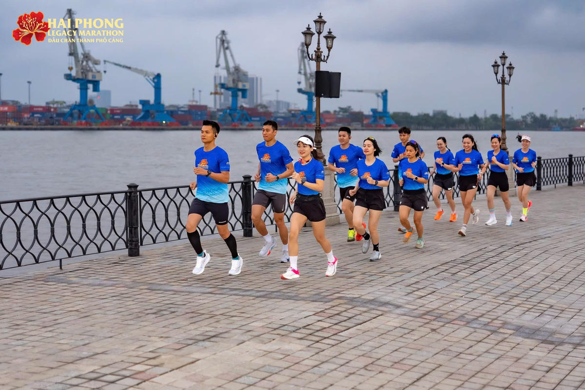 Giải chạy “Hải Phòng Legacy Marathon 2026” diễn ra trong hai ngày 16 và 17/5 tại Quảng trường châu Âu, khu đô thị sinh thái Vinhomes Royal Island, đảo Vũ Yên (Hải Phòng). Ảnh: BTC.
