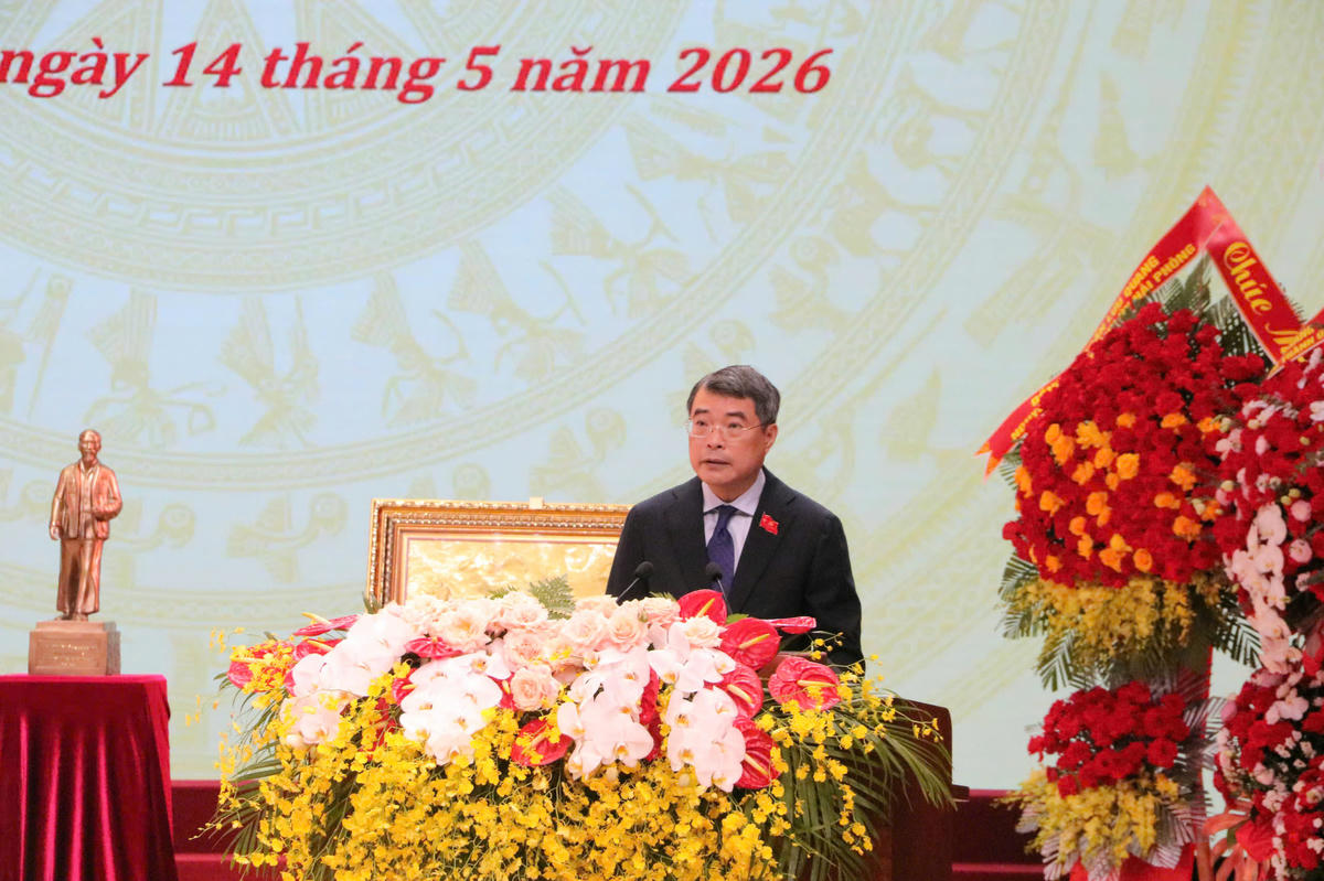 Thủ tướng Chính phủ Lê Minh Hưng phát biểu tại buổi lễ. Ảnh: ANHP.&nbsp;