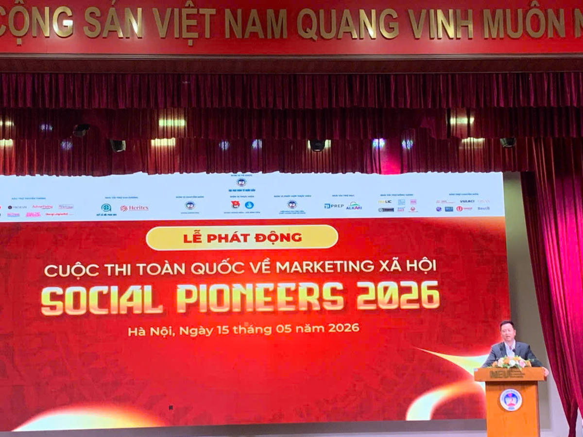 TS Vũ Trí Tuấn, Bí thư Đoàn Thanh niên Đại học Kinh tế Quốc dân chia sẻ về cuộc thi.