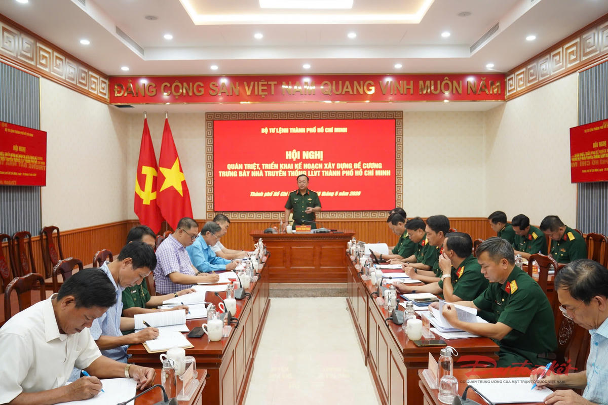 Triển khai xây dựng đề cương trưng bày Nhà truyền thống Lực lượng vũ trang TP Hồ Chí Minh