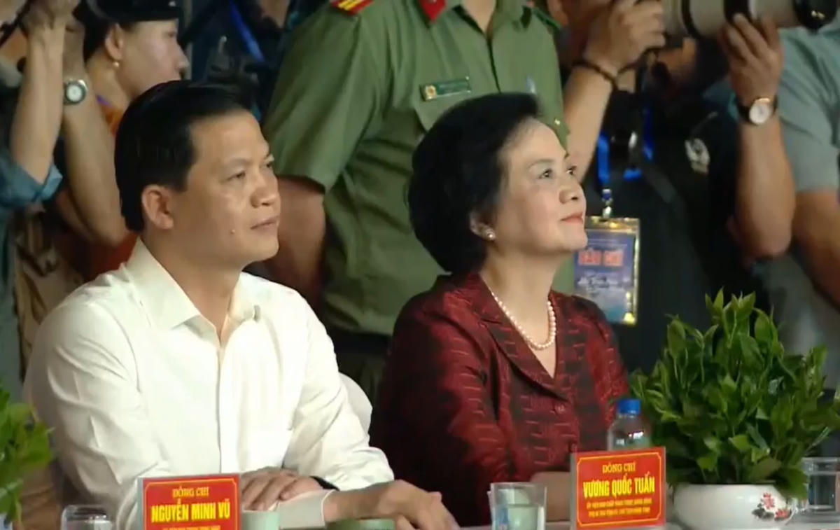 Bí thư Trung ương Đảng, Phó Thủ tướng Chính phủ Phạm Thị Thanh Trà dự chương trình khai mạc.