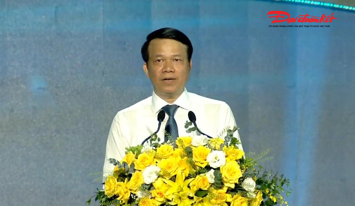 Ông Dương Văn Lượng, Phó Chủ tịch UBND tỉnh Thái Nguyên phát biểu khai mạc Mùa du lịch Thái Nguyên.
