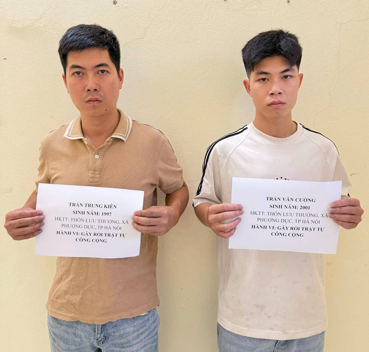 Cơ quan Cảnh sát điều tra Công an TP đã tạm giữ hình sự 2 anh em Trần Trung Kiên và Trần Văn Cường.