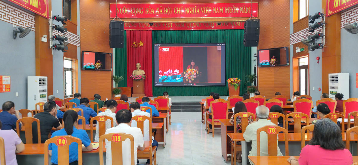 Các đại biểu dự Hội nghị trực tuyến&nbsp;