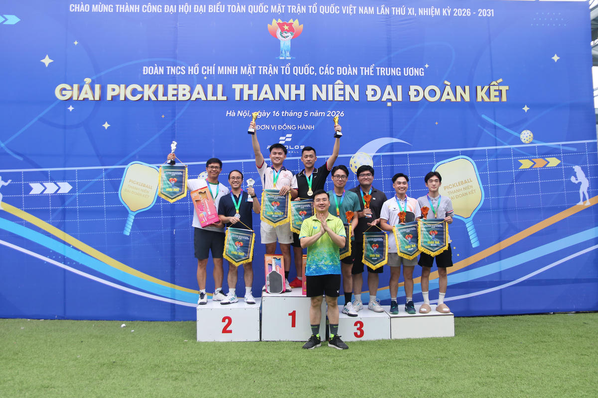 Sôi động Giải Pickleball Thanh niên “Đại đoàn kết" năm 2026