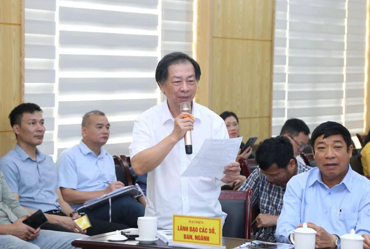 Tại hội nghị, các đại biểu cho rằng, việc điều chỉnh quy hoạch là cần thiết, quan trọng và kịp thời. Ảnh: Nguyễn Chung.
