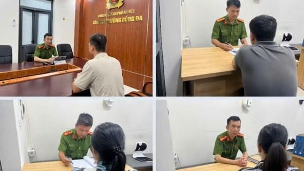 Công an TP Hà Nội khởi tố vụ án “gây rối trật tự công cộng” liên quan đến tài xế Lexus đạp cô gái trên phố Hoàng Cầu. Ảnh: CAHN.