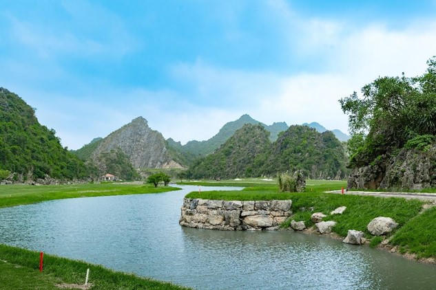 Thiết kế sân Canyon Course được tính toán tăng độ thử thách và tạo cảm xúc