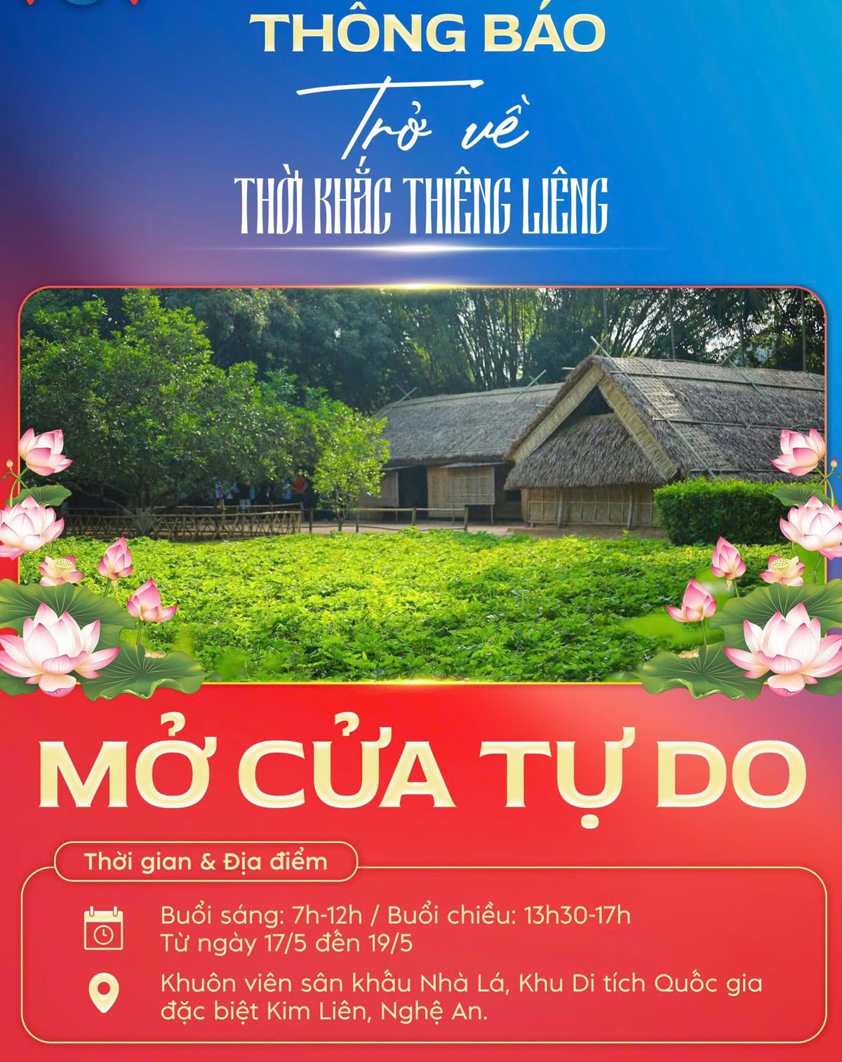 Nghệ An: Chương trình 'Trở về thời khắc thiêng liêng' mở cửa miễn phí phục vụ người dân