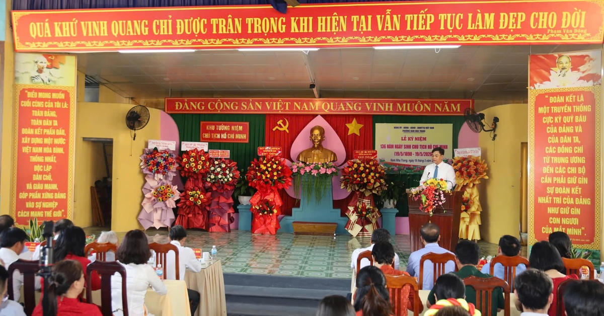Quang cảnh buổi lễ.